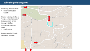 Transportation Committee Report: Sylvan Highlands Safety